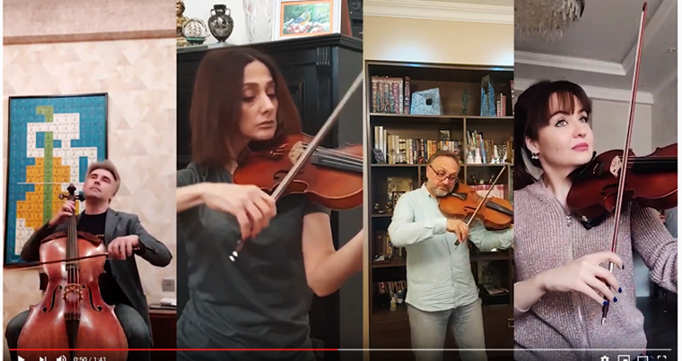 Азербайджанские музыканты исполняют произведения Узеира Гаджибейли – ВИДЕО