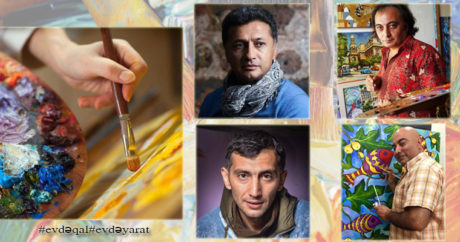 Азербайджанские художники присоединились к акции #evdəqal#evdəyarat – ВИДЕО