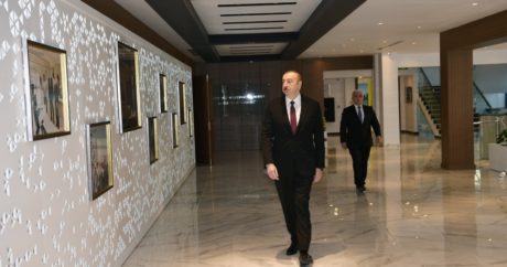 Ильхам Алиев принял участие в открытии комплекса ОАО «Азерэнержи» — ФОТО