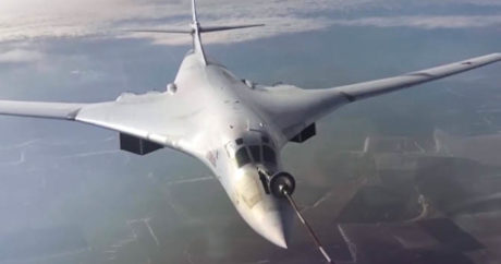 Российские Ту-160 выполнили полет над водами Балтийского моря