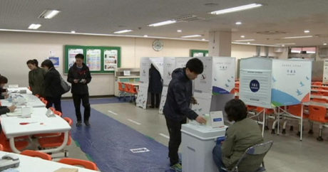 В Южной Корее началось досрочное голосование на парламентских выборах