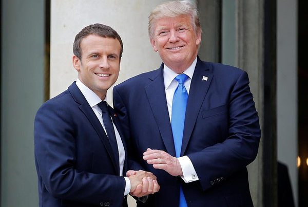 Трамп и Макрон обсудили саммит G7