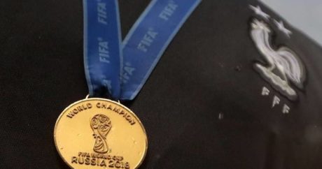 Золотая медаль ЧМ-2018 продана на аукционе