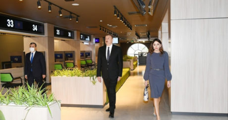 Ильхам Алиев и Мехрибан Алиева приняли участие в открытии центра DOST №3 — ФОТО