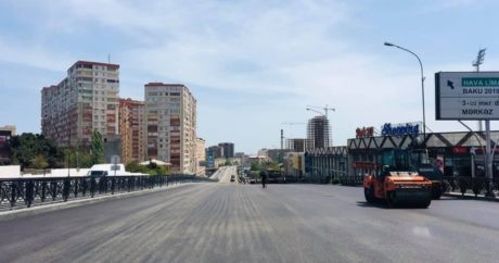 Завершается ремонт на въезде на пр. Зии Буниятова в Баку