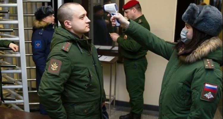 Число заразившихся коронавирусом военнослужащих ВС РФ составляет 1645
