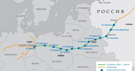 Транзит по газопроводу «Ямал-Европа» упал до нуля