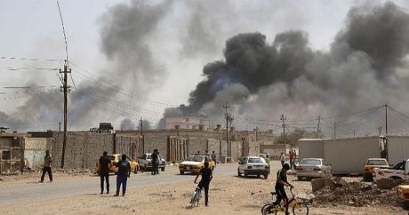 Возле посольства США в Багдаде упала ракета