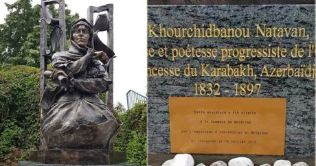В Ватерлоо состоялось открытие памятника Хуршидбану Натаван после восстановления — ФОТО