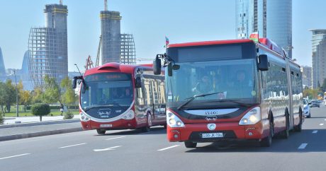 Этой ночью в Баку временно прекращается движение автобусов