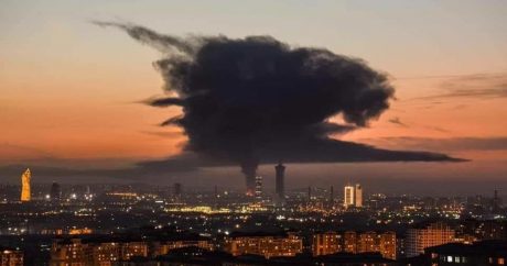 Пожар на фабрике Sobsan привел к загрязнению воздуха