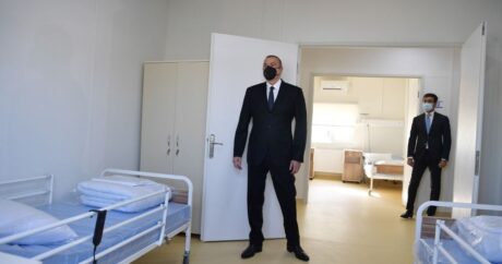 Ильхам Алиев принял участие в открытии в Гобустане больницы модульного типа