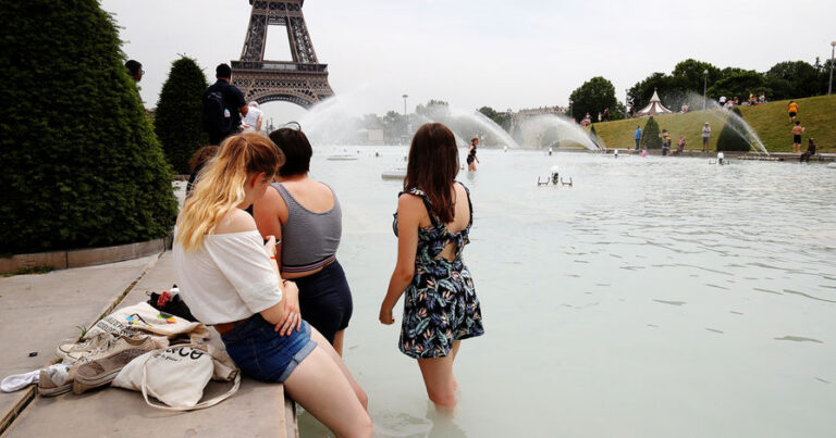 Аномальная жара во Франции, объявлен оранжевый уровень тревоги