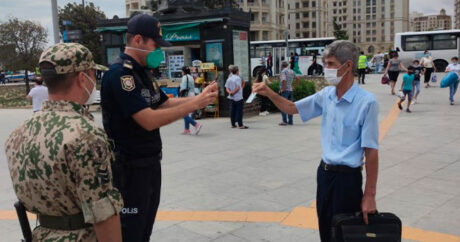 На улицах Баку полиция проводит контрольно-профилактические мероприятия