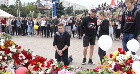 В Минске прощаются с убитым протестующим