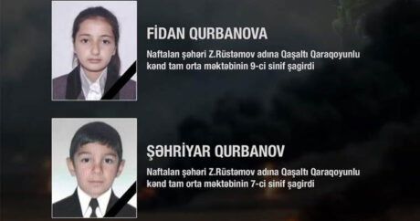 Два школьника погибли в результате агрессии вооруженных сил Армении