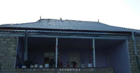 От обстрела армян в Тертере серьезно поврежден дом