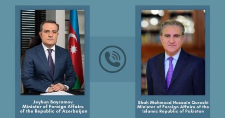 Между главами МИД Азербайджана и Пакистана состоялся телефонный разговор