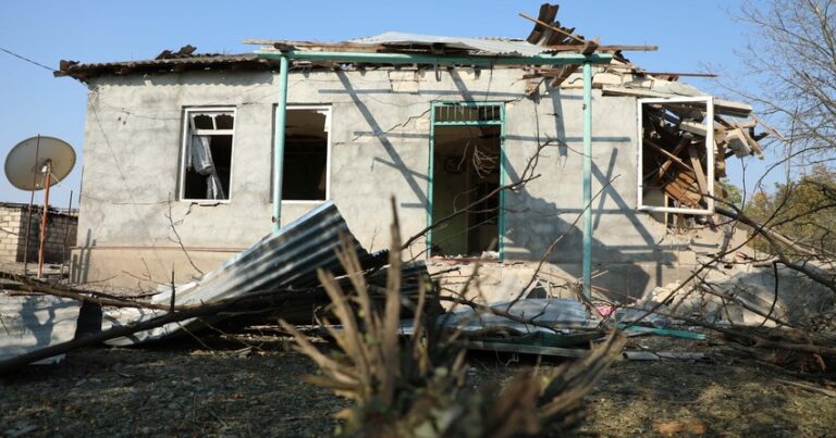 МО: Город Тертер и села района подвергаются обстрелу