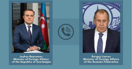 Состоялся телефонный разговор глав МИД Азербайджана и России