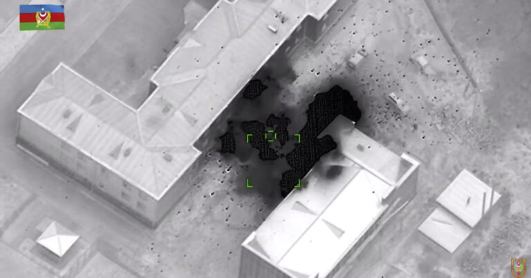 Азербайджанская Армия уничтожила штаб оккупантов на Красном Базаре — Видео