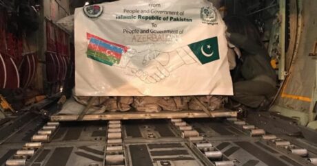Пакистан направил гуманитарную помощь Азербайджану