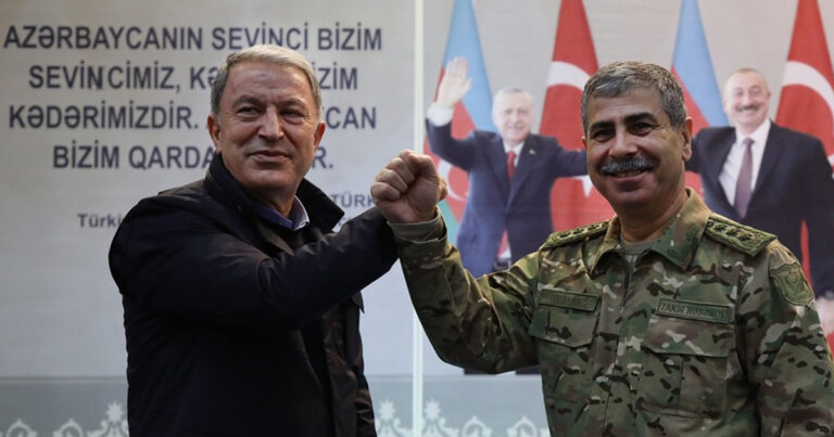 Хулуси Акар: «Турецкие военные будут стоять на страже прав братьев в Азербайджане» — Фото