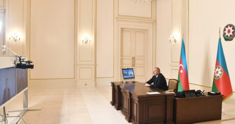 Президент Ильхам Алиев принял Рашада Набиева в видеоформате