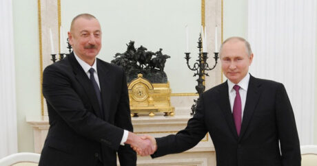 Состоялась двусторонняя встреча Ильхама Алиева и Владимира Путина