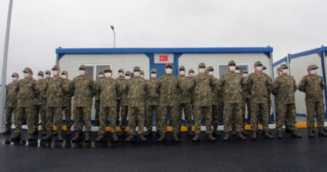 Турецкие военные, которые будут служить в Карабахе, прибыли в Азербайджан