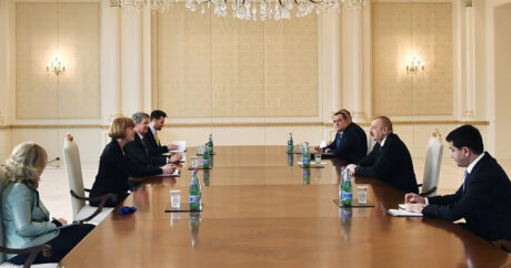 Президент Азербайджана принял госминистра Великобритании