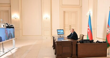 Президент Ильхам Алиев принял в видеоформате президента и учредителя Фонда этнического взаимопонимания США