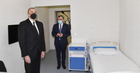 Ильхам Алиев принял участие в открытии Шаганского реабилитационного пансионата