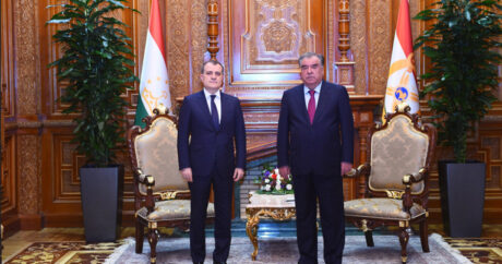 Глава МИД Азербайджана встретился с президентом Таджикистана