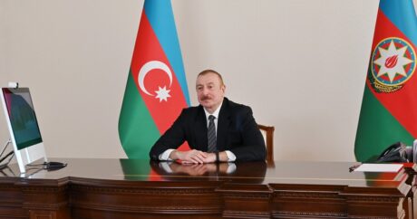 Президент Ильхам Алиев принял начальника Генштаба Пакистана в видеоформате