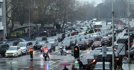 В Брюсселе прошла протестная акция водителей Uber