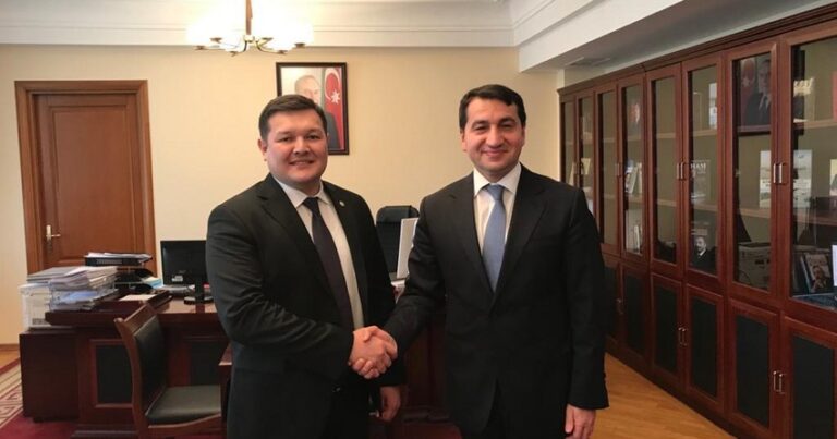 Хикмет Гаджиев обсудил вопросы сотрудничества с замминистра Казахстана