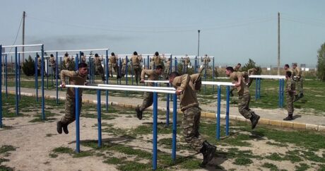 Подготовка новобранцев в Азербайджанской армии- ВИДЕО