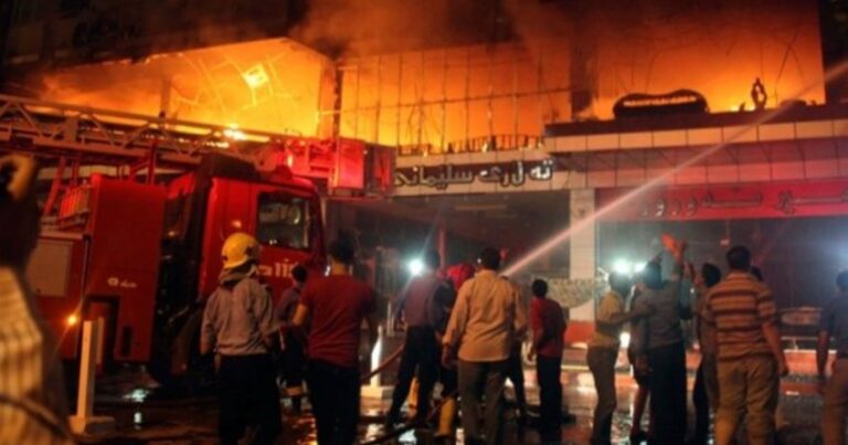 В результате взрыва и пожара в больнице в Багдаде погибли 28 человек