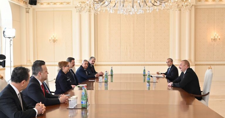 Президент Ильхам Алиев принял министра торговли Турции