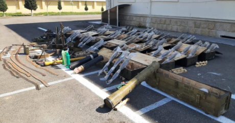 В Физули обнаружено значительное количество оружия и боеприпасов