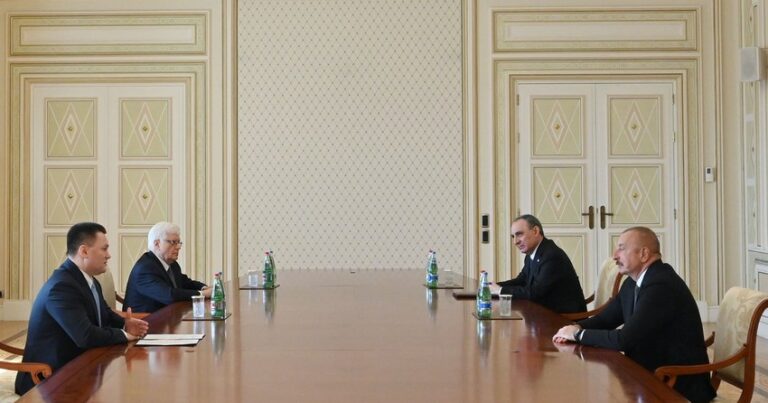 Президент Азербайджана принял генпрокурора России