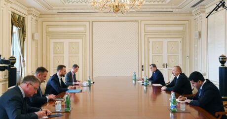 Президент Ильхам Алиев принял министра иностранных дел Литвы