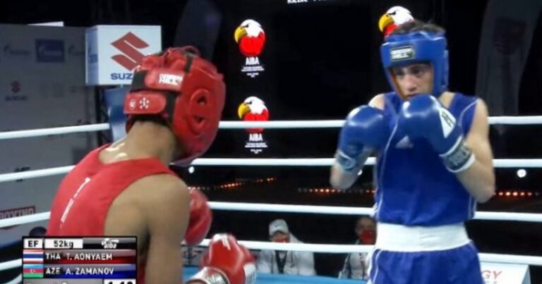 Азербайджанский боксер вышел в четвертьфинал чемпионата мира