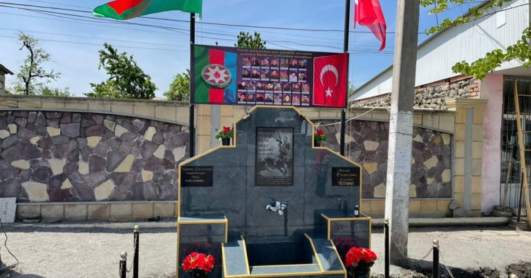 В Азербайджане открыли родник памяти героя — ВИДЕО