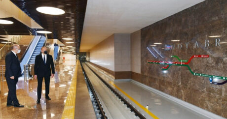 В Баку открылась станция метро «8 Ноября» — ФОТО