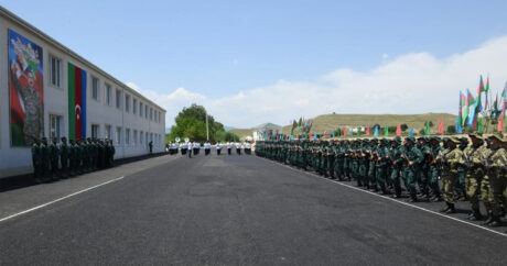 В Зангилане открыта новая воинская часть Госпогранслужбы