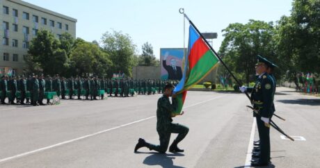 В воинской части ГПС Азербайджана прошла церемония присяги молодых солдат
