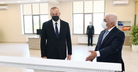 Президента Ильхама Алиева проинформировали о реконструкции ГЭС в Суговушане