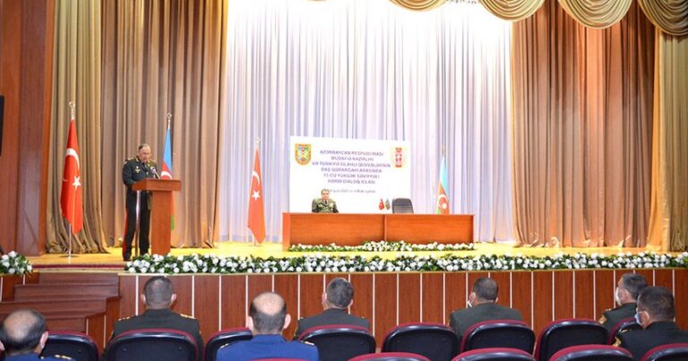 Завершилось заседание Азербайджано-турецкого военного диалога высокого уровня